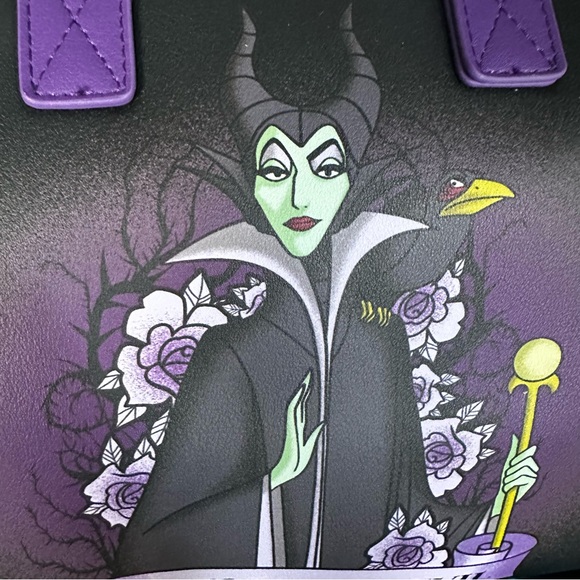 Disney Sleeping Beauty Maleficent Hand Bag and Crossbody Bag: NWT - Picture 7 of 12